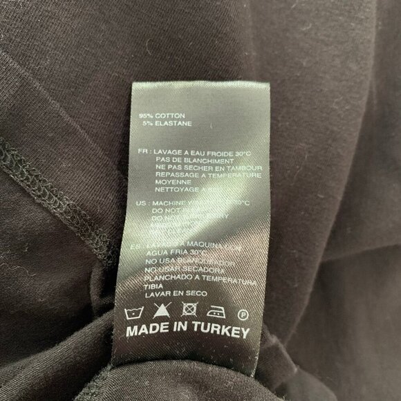 Maceoo black short sleeve spellout logo drip t-shirt - Size XL - Picture 6 of 8